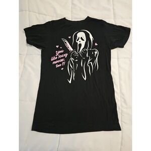 Ghost Face Scream Horror T-Shirt Size Small Black You Like‎ Scary Movies Too?